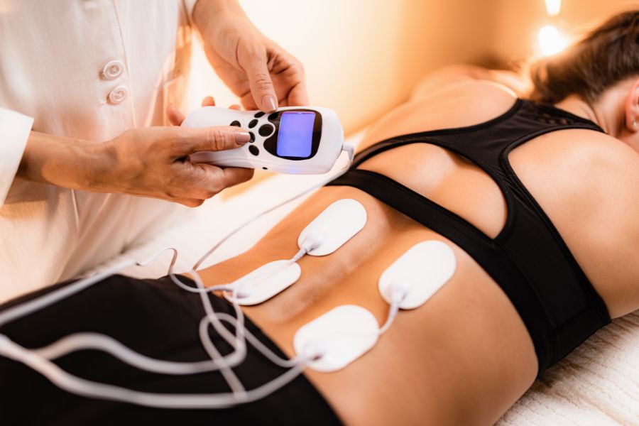 electrical muscle stimulation treatment