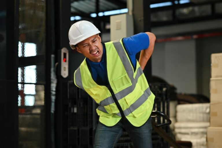 back strain on construction sites